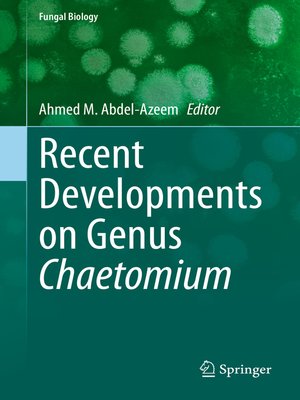 cover image of Recent Developments on Genus Chaetomium